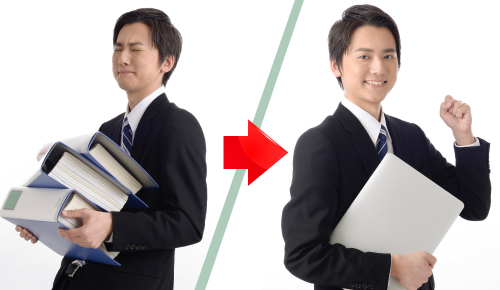 複数の注文やデータやり取りを省いて業務効率UP!